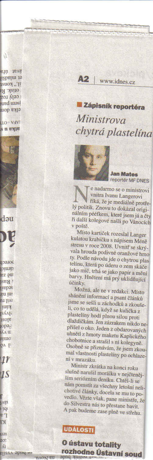 Ministrova chytr plastelna